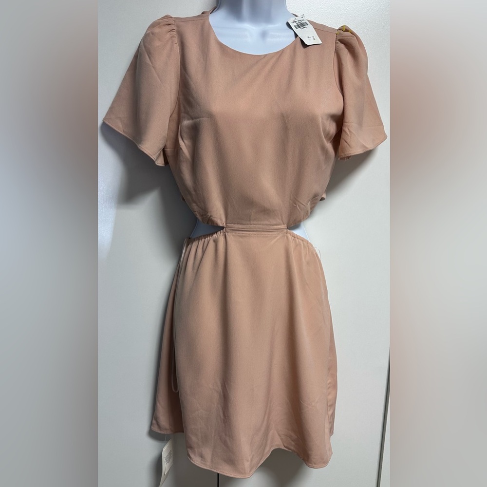 Abercrombie & Fitch Angel Sleeve Cutout Mini Dress NWT